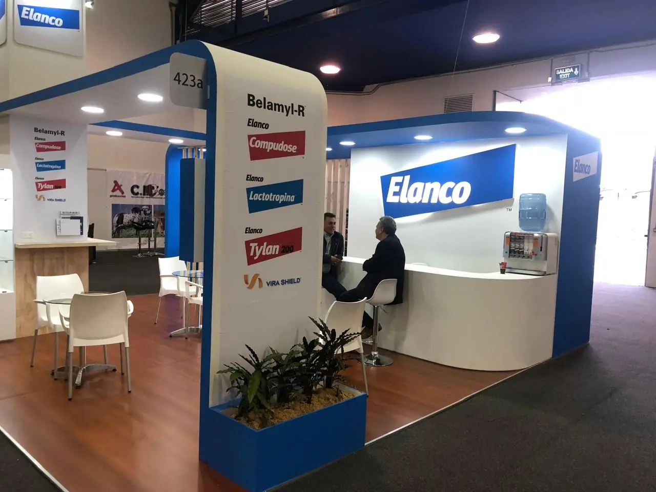 Stand de Elanco en feria